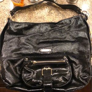 Michael Kors Black Leather Hobo Bag